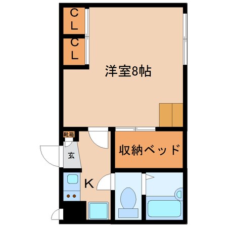 畠田駅 徒歩2分 2階の物件間取画像